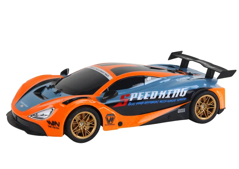Duże Auto Sportowe Zdalnie Sterowane 1:10 - Pomarańczowe