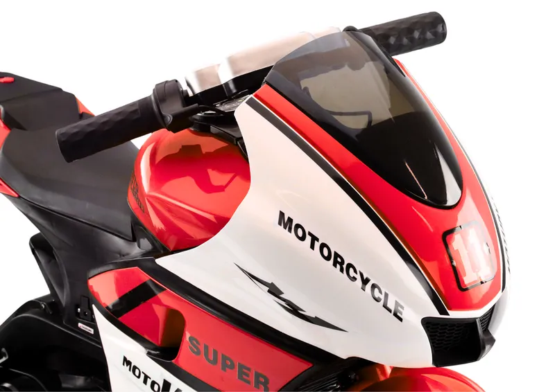 Motorek Trójkołowy Dla Dzieci HT-5188 Światła LED MP3 - Czerwony