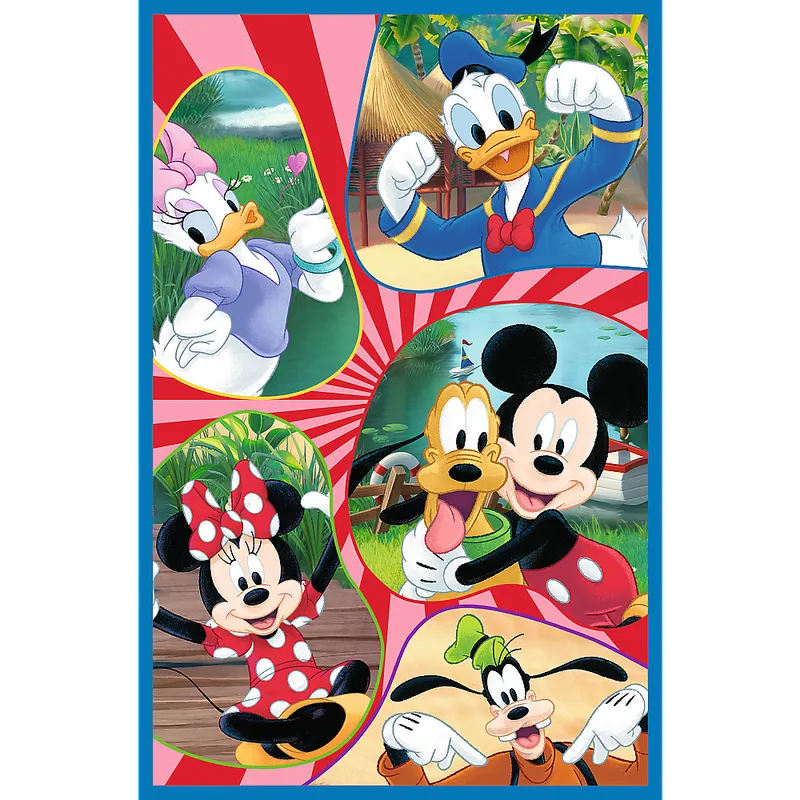 Puzzle - 3x80 - Ekipa Myszki Miki - TREFL 34887