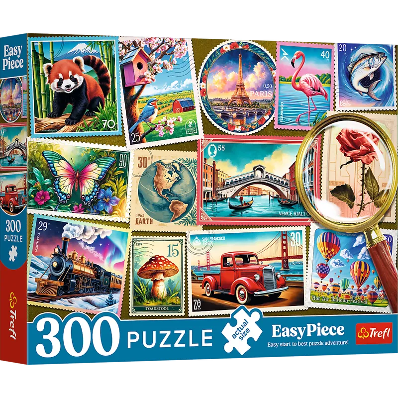 Puzzle - 300 EasyPiece - Znaczki Pocztowe - TREFL 23100