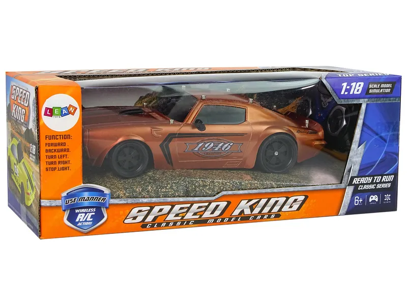 Auto Sportowe R/C 1:18 Champion Pilot - Brązowe