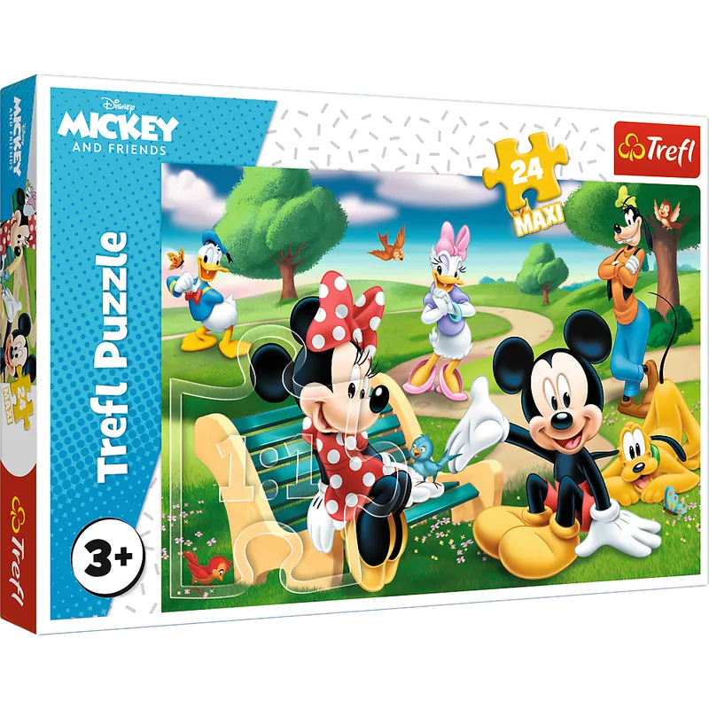 Puzzle - 24 Maxi - Myszka Miki W Gronie Przyjaciół - DISNEY - TREFL 14344