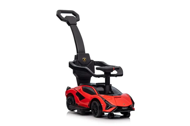 LAMBORGHINI QLS-996T Ride-On With Pusher Red