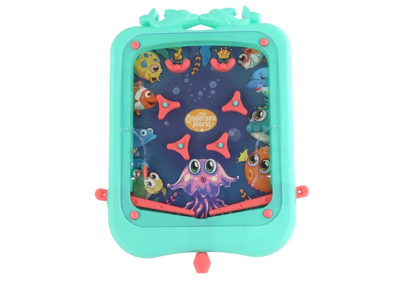 Gra Zręcznościowa Mini Pinball Gra Z Kulką - Zielona