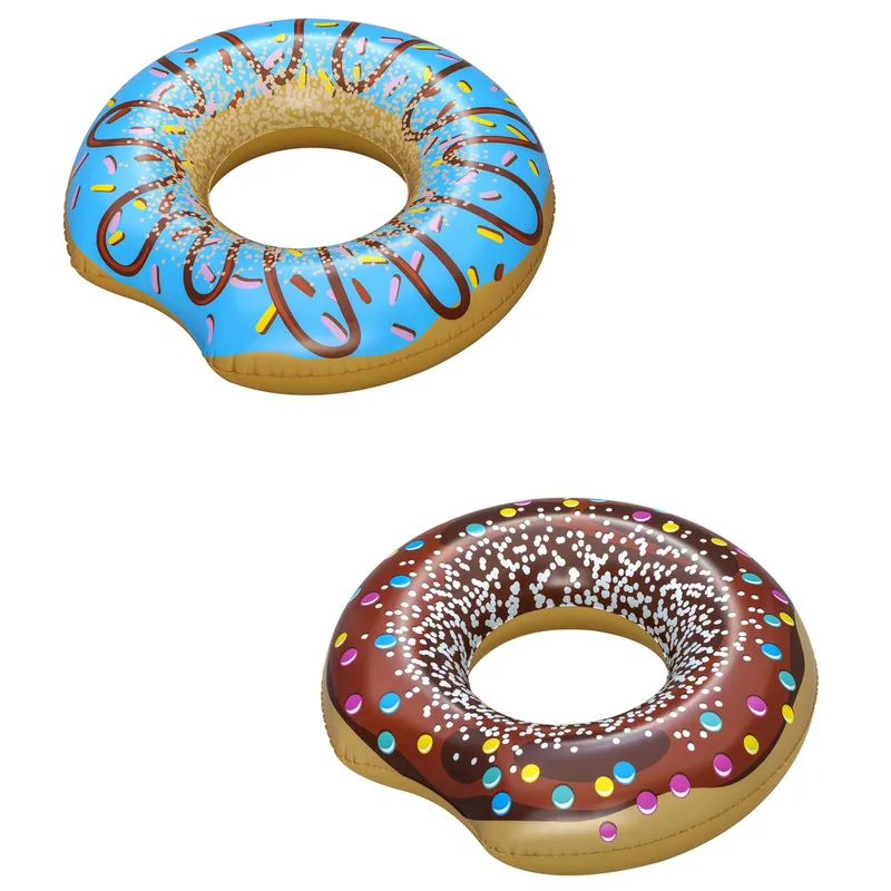 Koło Do Pływania Donut Pączek 107 cm BESTWAY 36118 - Brązowy