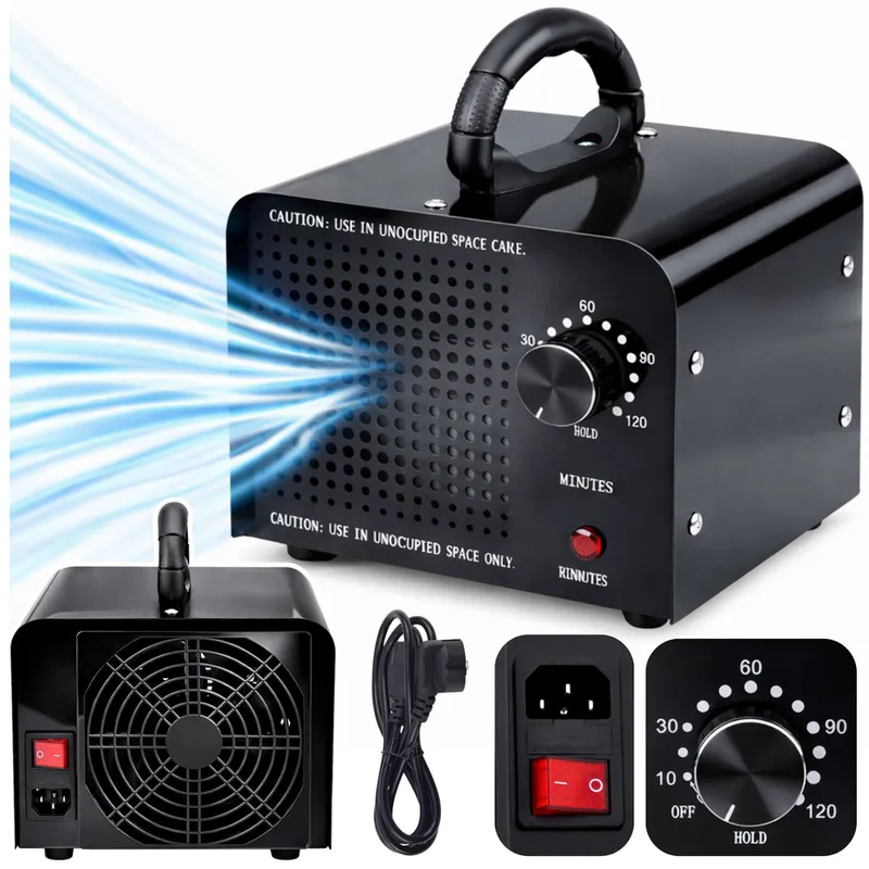 Generator Ozonu 155W 60000 MG Ozonator Do Pomieszczeń Samochodu Timer