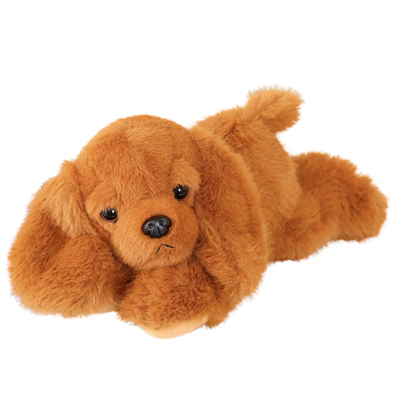 Pluszowy Piesek Cocker Spaniel Z Obciążonymi Łapami 30cm - Brązowy