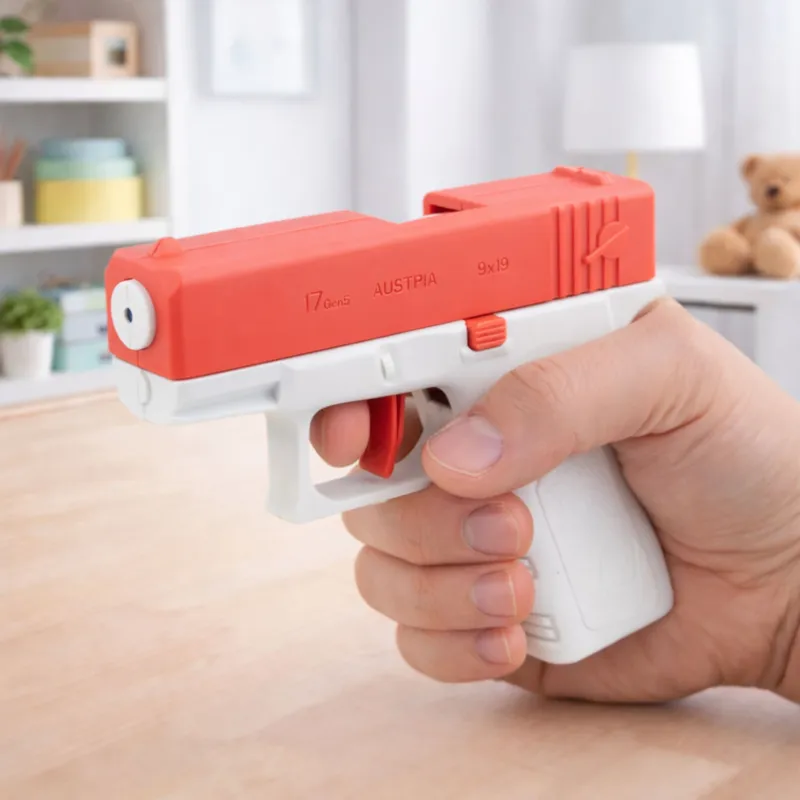 Mini Glock Pistolet Na Wodę Broń Dla Dzieci 13 cm - Różowy