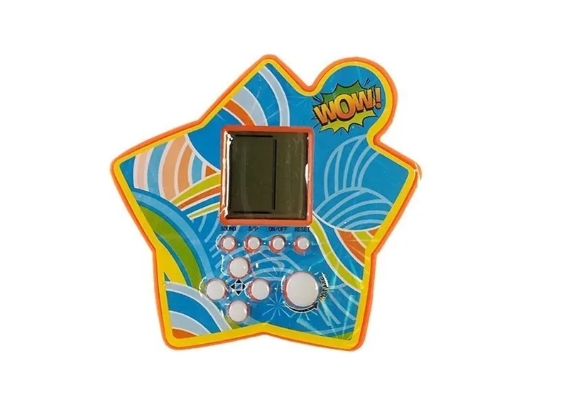 Gra Elektroniczna Kieszonkowa Tetris Gwiazdka - Pomarańczowy