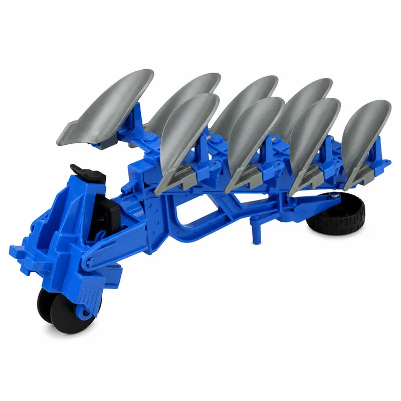 Traktor Rolniczy Z Pługiem Wieloskibowym Światła Dźwięki 1:24 - Żółty