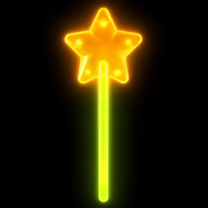 Różdżka Fluorescencyjna Gwiazda Świecąca W Ciemności Stick Neon 22cm
