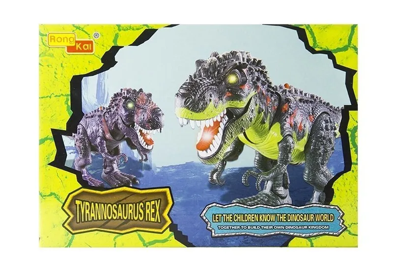 Dinozaur Na Baterie Tyranozaur Rex Chodzący - Zielony