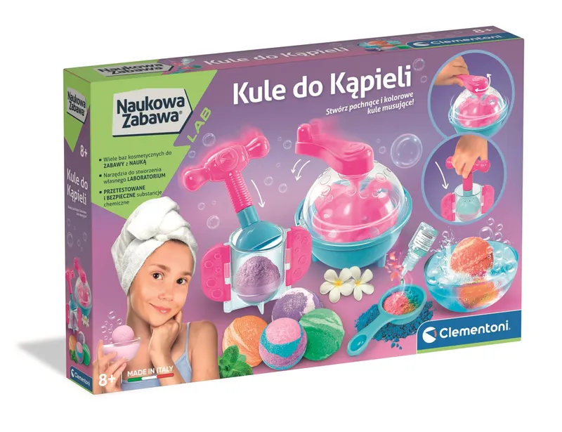 Naukowa Zabawa Laboratorium Kule Do Kąpieli Język Polski CLEMENTONI 50397