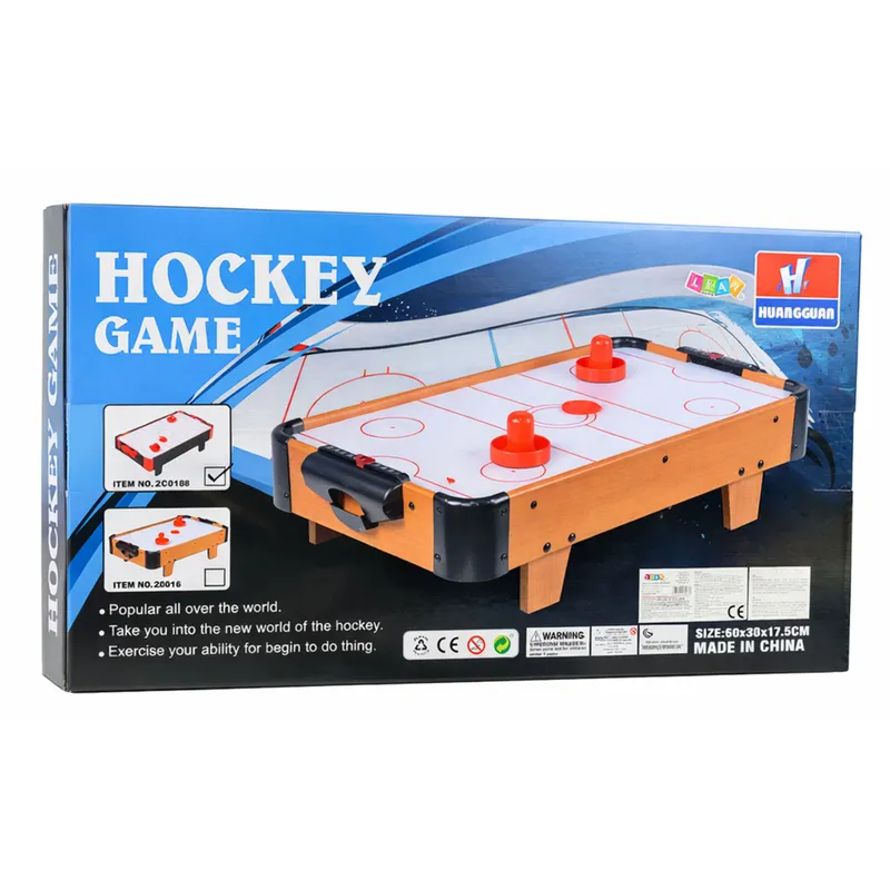 Mini Stół Air Hockey Stołowy Gra Zręcznościowa Dla Dzieci - Czarny