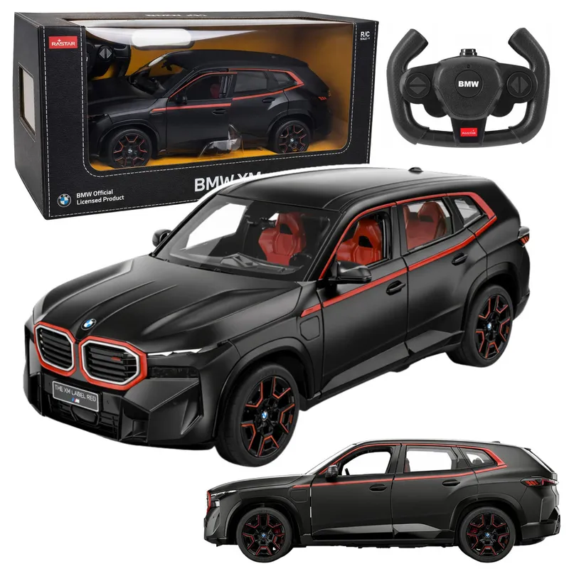 Auto BMW XM Samochód Zdalnie Sterowany RC Rastar 1:14 - Czarne