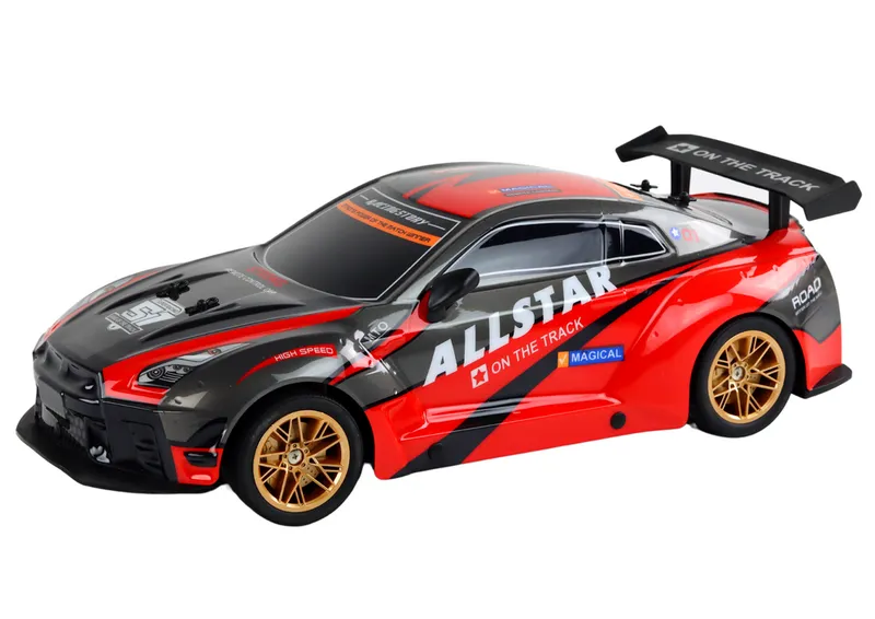 Duże Auto Sportowe Zdalnie Sterowane 1:10 - Czerwone