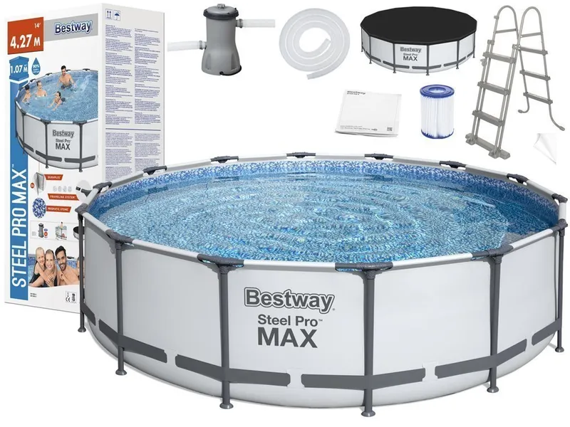 Basen Ogrodowy Stelażowy 427 x 107 cm BESTWAY 56950