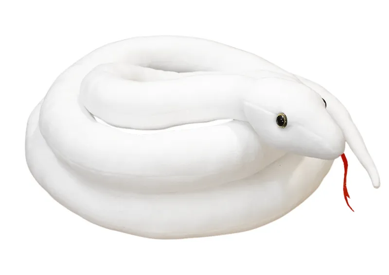 Maskotka Pluszowa Wąż 300 cm - Biały