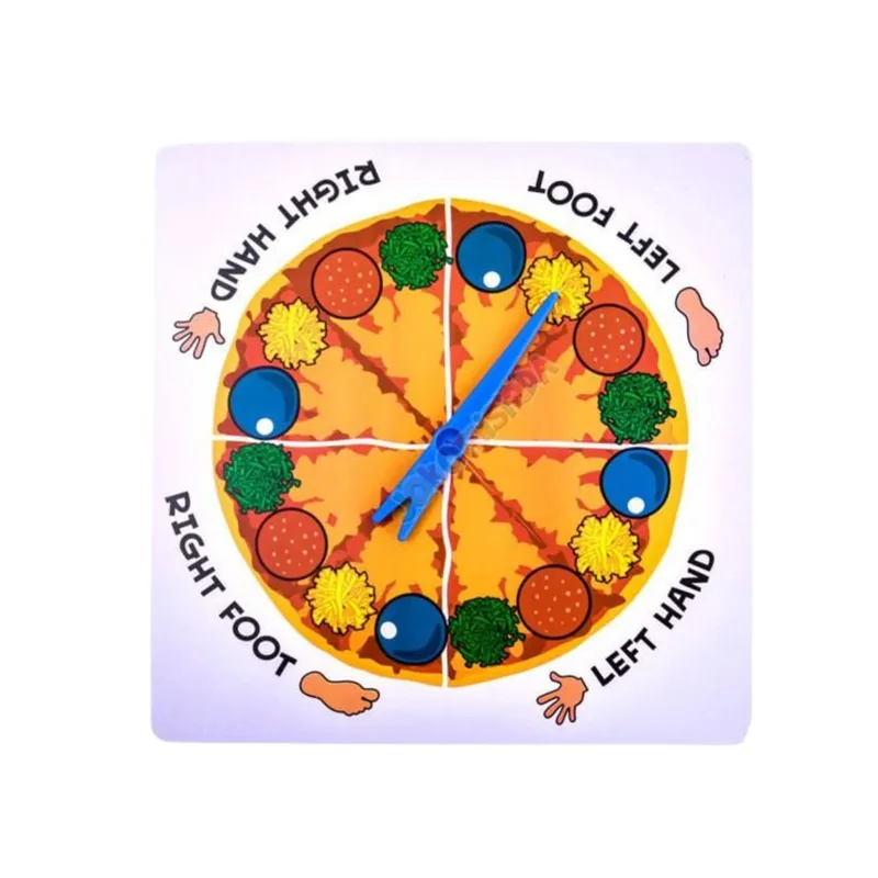 Aktywna Gra Zręcznościowa Rodzinna Pizza Mata Tarcza Losująca