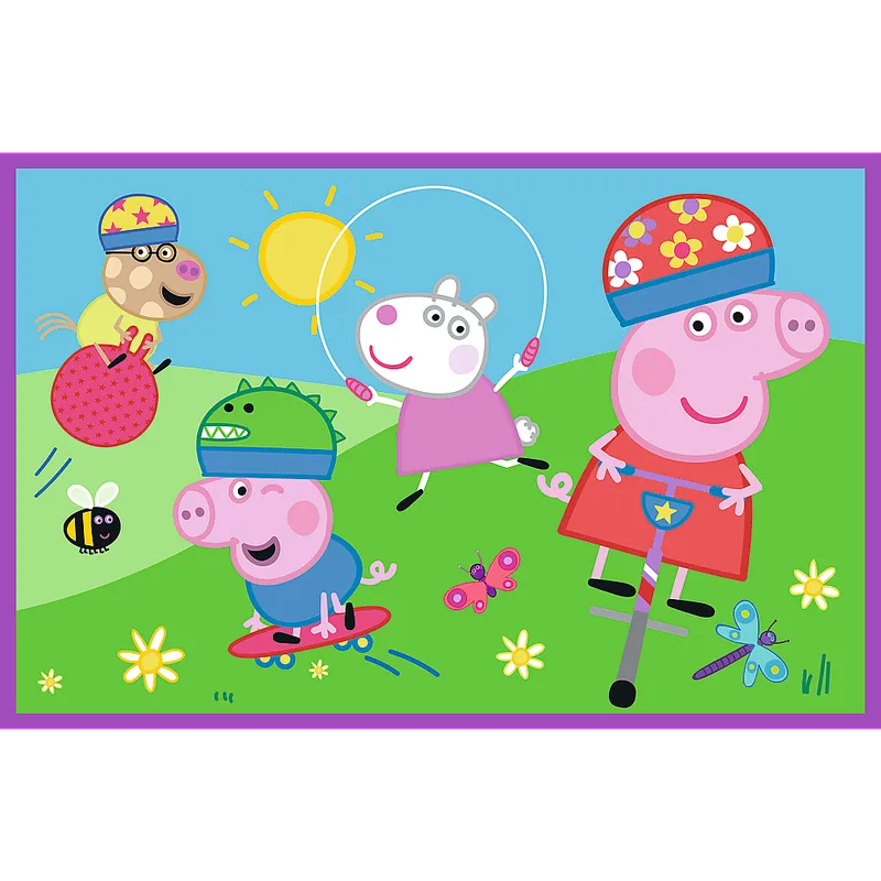 Puzzle - 2x24 - Peppa Na Placu Zabaw - Świnka Peppa - TREFL 34435