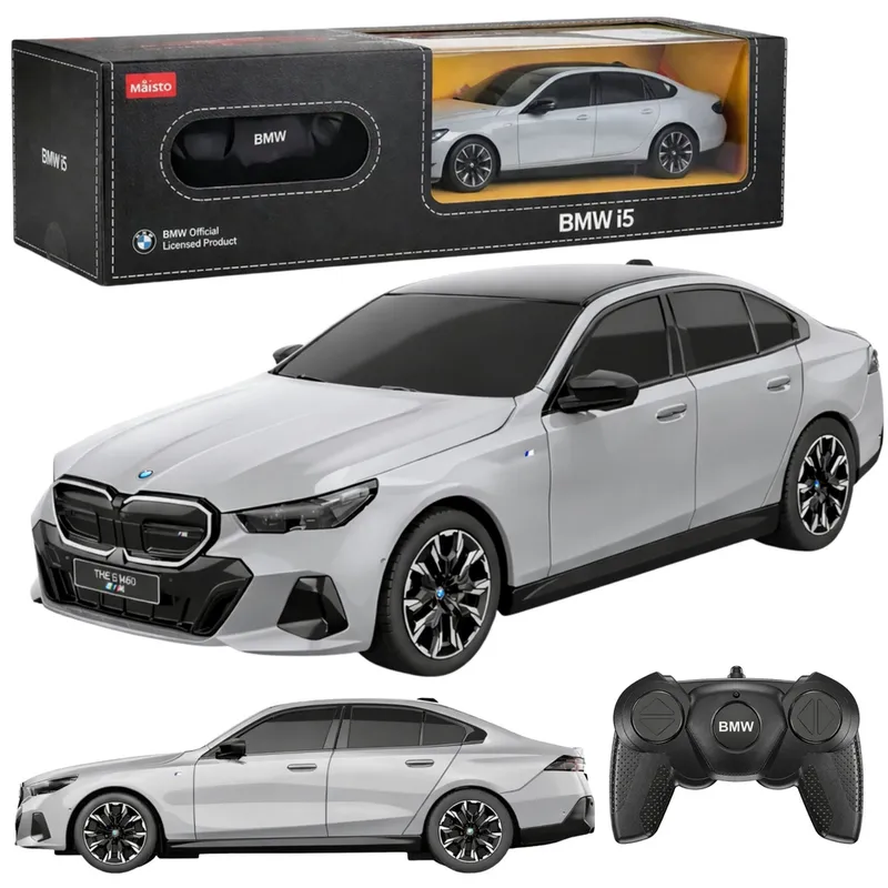 Auto BMW I5 Samochód Zdalnie Sterowany RC Rastar 1:24 - Szare