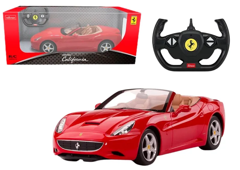Auto FERRARI California Samochód Zdalnie Sterowany RC 1:24 - Czerwony