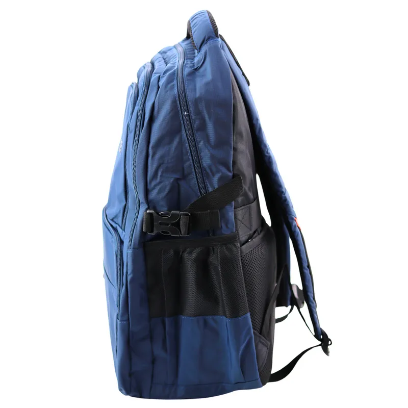 Plecak Miejski Funkcjonalny 9 Kieszeni 35l 48cm - Granatowy