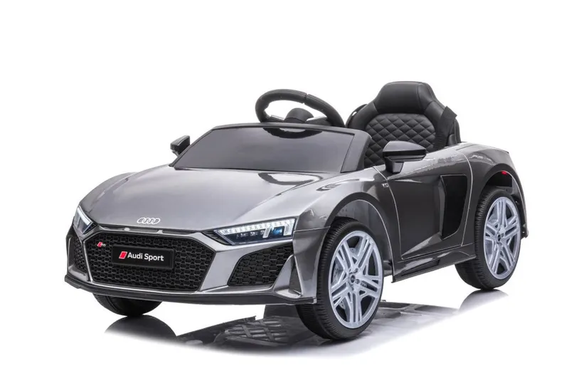 Auto Na Akumulator AUDI R8 Lift A300 Światła LED Pilot - Srebrne