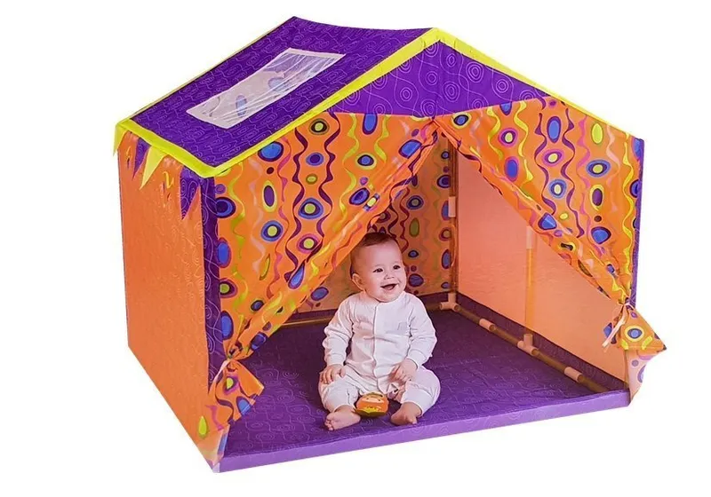 Kolorowy Namiot Domek Dla Dzieci 112 cm X 110 cm X 102 cm