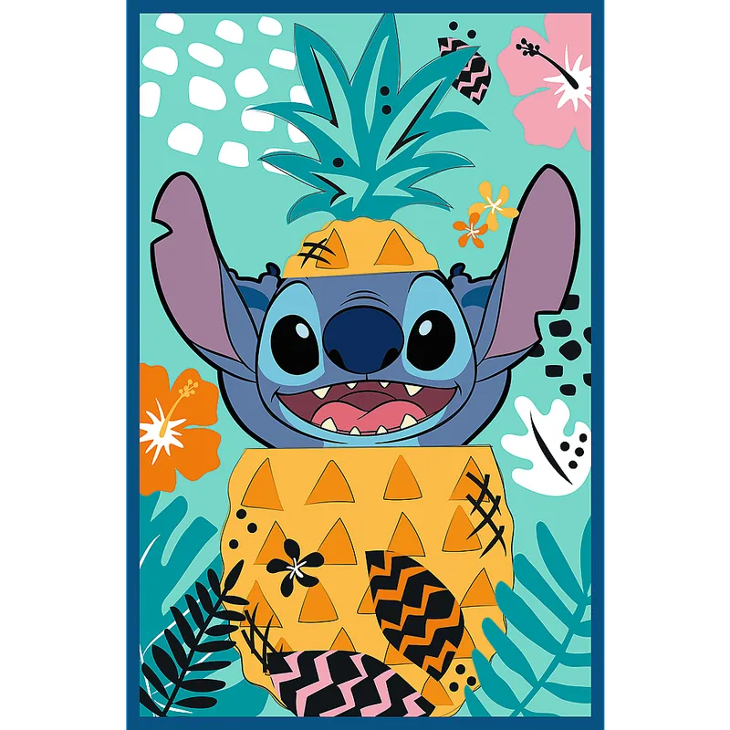 Puzzle - 3x80 - Świat Stitcha - TREFL 34885