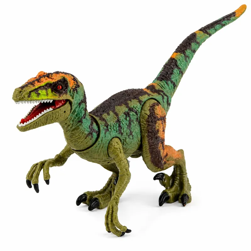 Figurka Dinozaura Velociraptor Realistyczny Ruchome Kończyny Dźwięki
