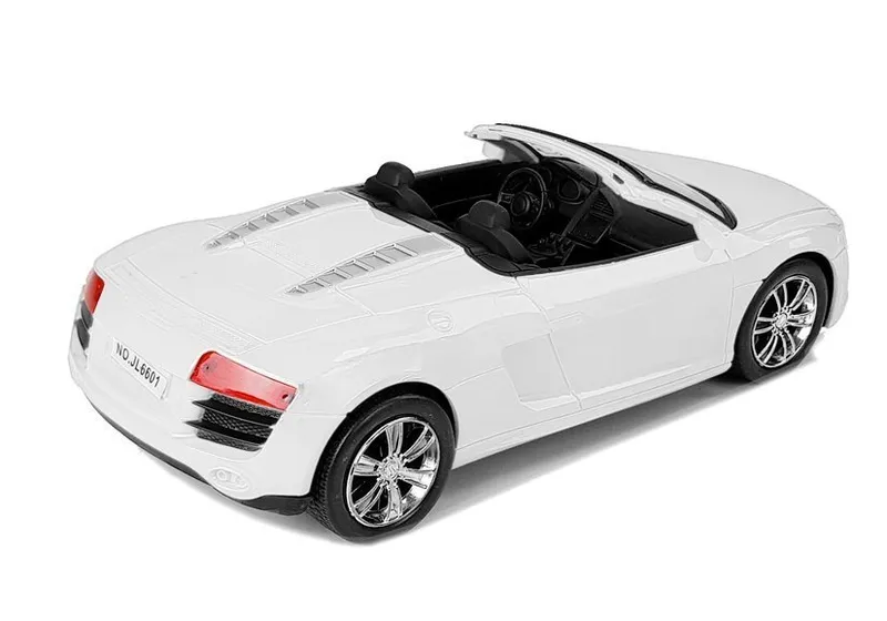 Autko Z Napędem Frykcyjnym Kabriolet 1:18 - Białe