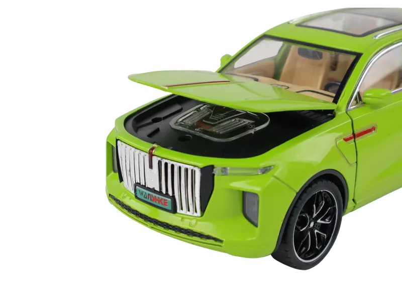 Aluminiowy Model Samochodu RC 1:24 C Kolor - Zielony