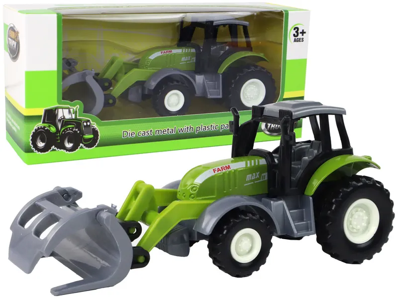 Traktor Koparka Krokodylek Pojazd Rolniczy - Zielony