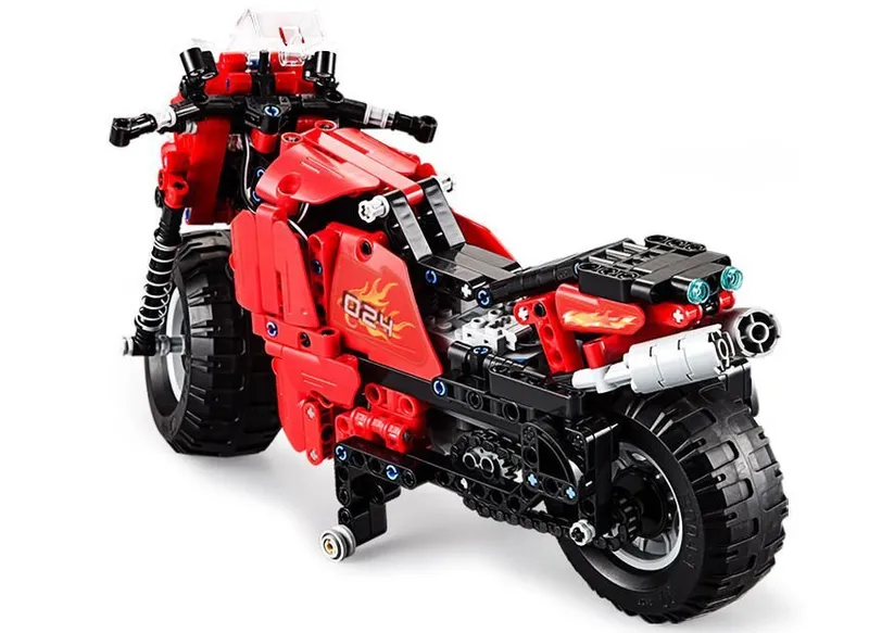 Zestaw Klocków CADA Motocykl Zdalnie Sterowany 2.4G 484 Elementy