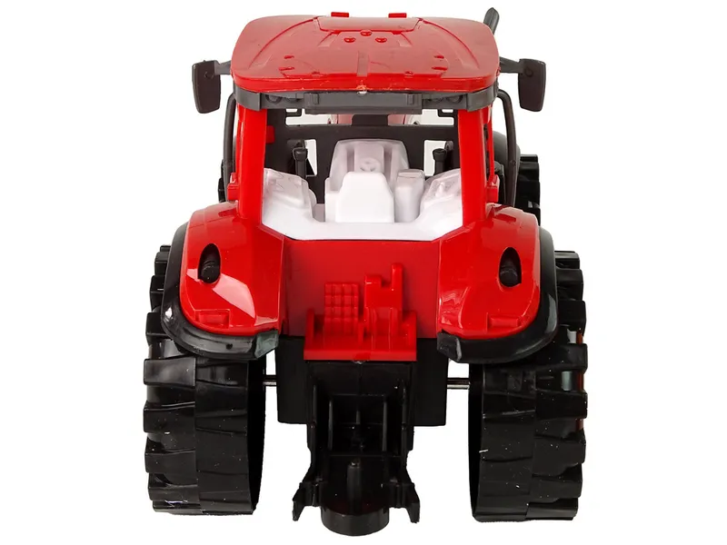 Traktor Z Kultywatorem Napęd Frykcyjny - Czerwony
