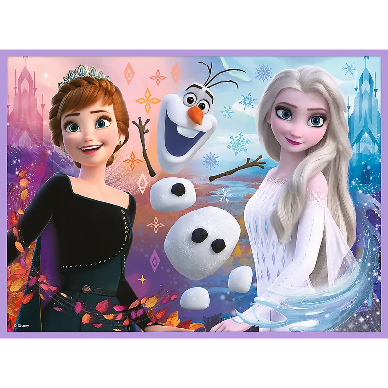 Puzzle + MEMOS - 2w1 (30,48) - Księżniczki W Swojej Krainie - DISNEY Kraina Lodu - TREFL 93335