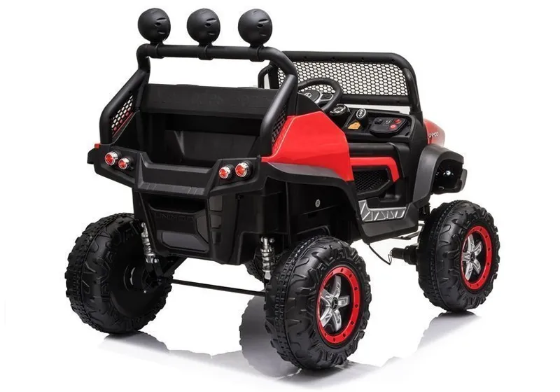 Pojazd Na Akumulator MERCEDES Unimog S - Czerwony