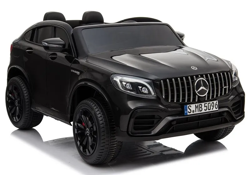 Auto Na Akumulator MERCEDES GLC 63S Dwuosobowy Światła LED MP3 - Czarny
