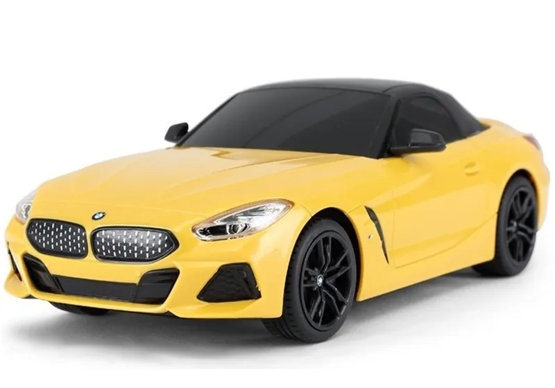 Auto Zdalnie Sterowane R/C BMW Z4 Roadster Rastar 1:18 - Żółte