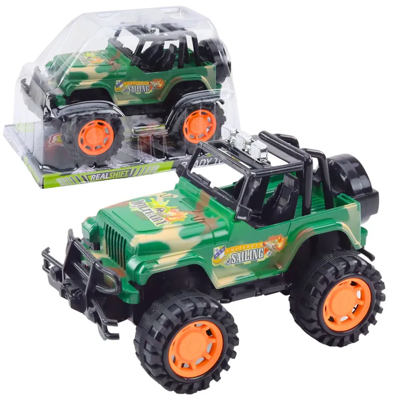 Duży Samochód Terenowy Militarny Off-Road 25cm - Zielony