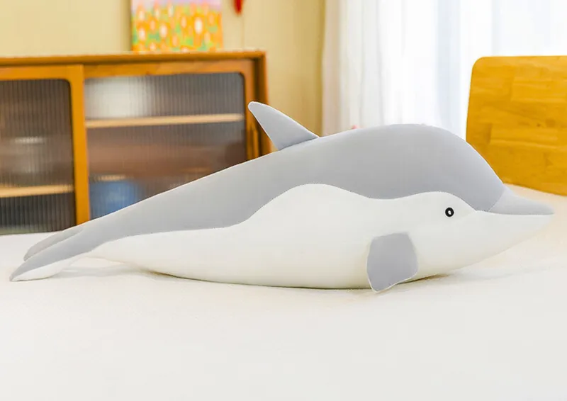Maskotka Pluszowy Delfin 70 cm - Szary