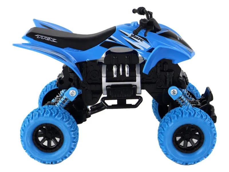 Pojazd Terenowy Pchacz Quad XC Gumowe Koła - Niebieski