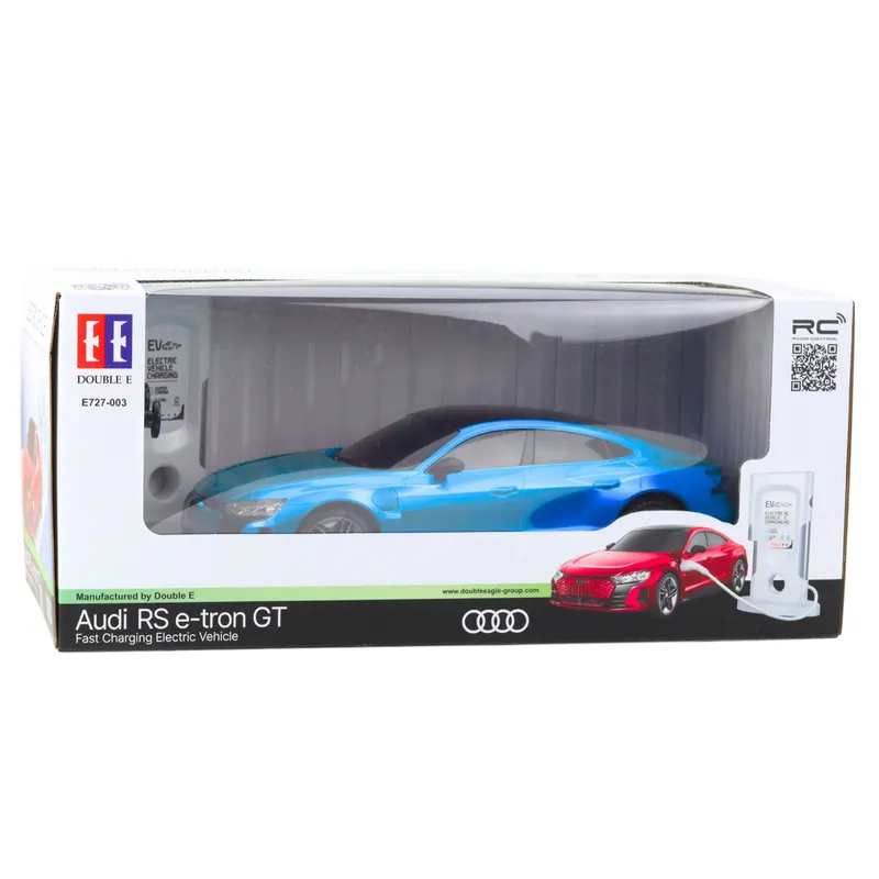 Samochód AUDI RS E-Tron GT Zdalnie Sterowany RC 1:14 - Niebieski