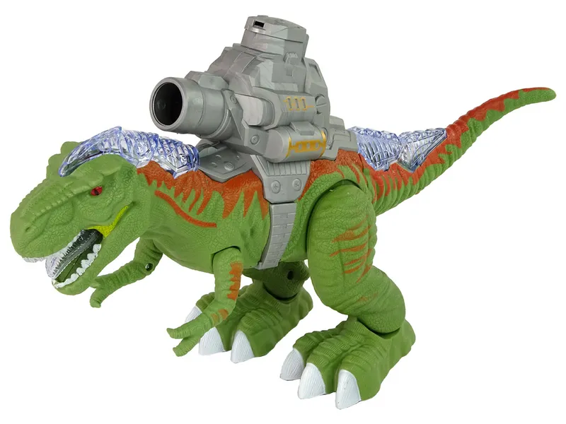 Dinozaur Z Katapultą Chodzi Strzela - Zielony