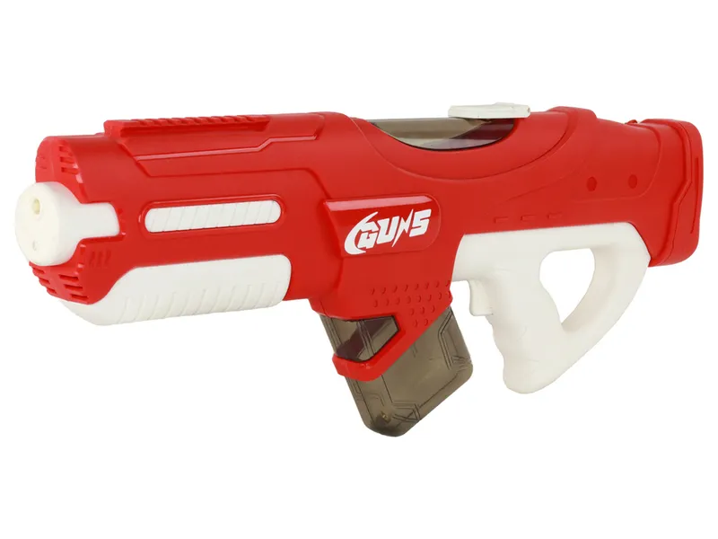 Duży Pistolet Na Wodę 750ml Okulary - Czerwony
