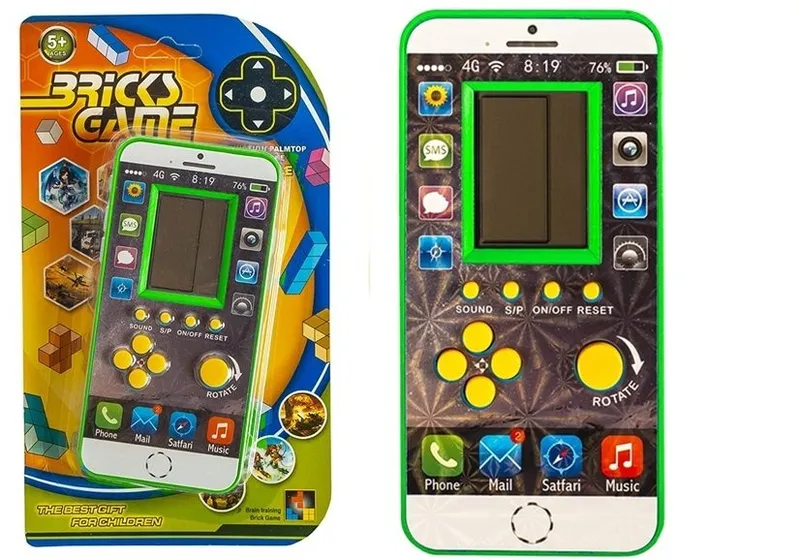 Gra Elektroniczna Tetris Komórka - Zielona
