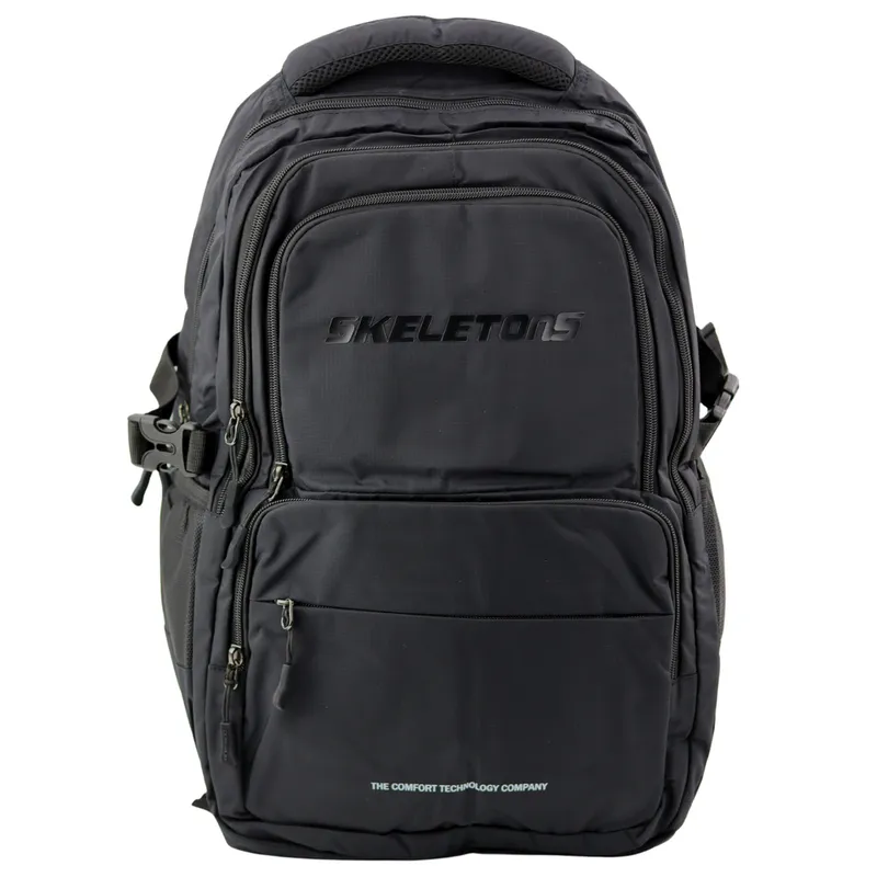Plecak Miejski Funkcjonalny 9 Kieszeni 35l 48cm - Czarny