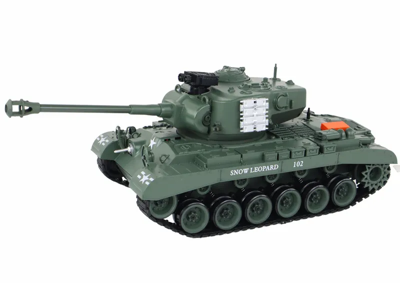 Czołg Leopard RC Zdalnie Sterowany Armata 1:18 - Szary
