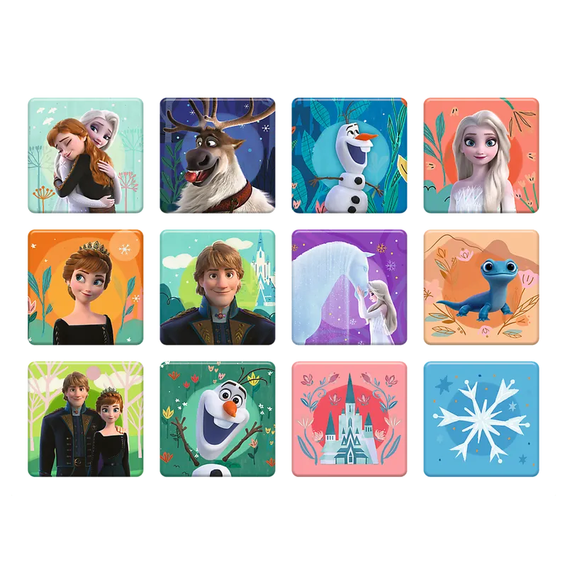 Puzzle + MEMOS - 2w1 (30,48) - Księżniczki W Swojej Krainie - DISNEY Kraina Lodu - TREFL 93335